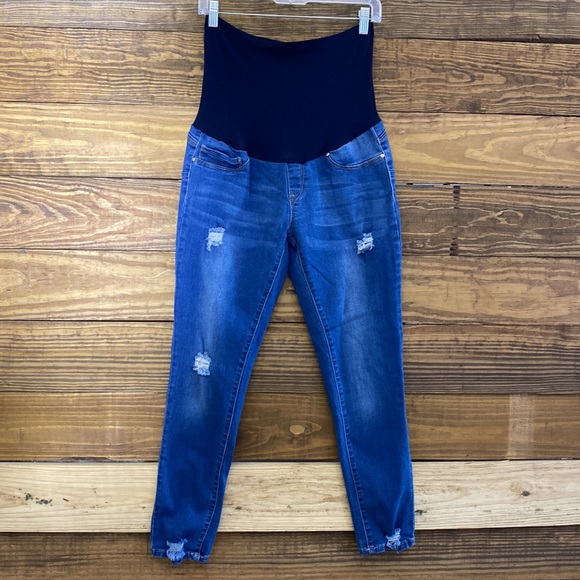 Blue Savvy Maternity Jeans - Picture 5 of 11
